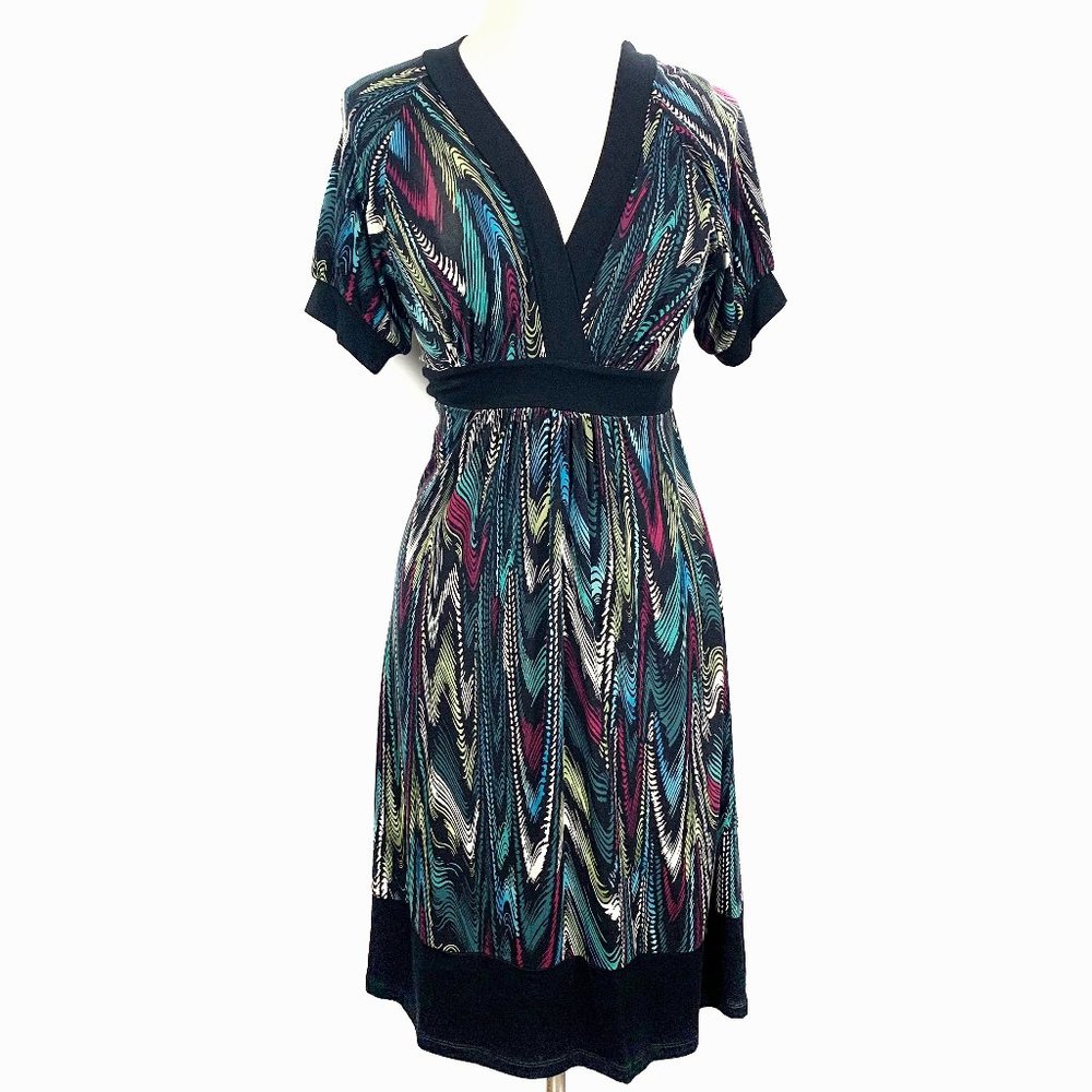 Karen Kane Colorful Casual Summer Dress - M